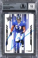 Ray Lewis Signed 2005 Leaf Rookies & Stars #9 (BGS | Auto 10) at PristineAuction.com