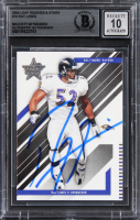 Ray Lewis Signed 2004 Leaf Rookies & Stars #10 (BGS | Auto 10) at PristineAuction.com