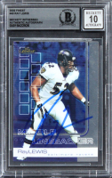 Ray Lewis Signed 2002 Finest #40 (BGS | Auto 10) at PristineAuction.com