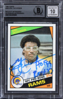 Eric Dickerson Signed 1984 Topps #280 Inscribed "HOF 99" & "ROY 83" (BGS | Auto 10) at PristineAuction.com