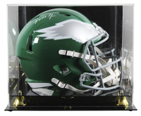 Randall Cunningham Signed Eagles Full-Size Throwback Alternate Speed Helmet with Display Case (Beckett) at PristineAuction.com