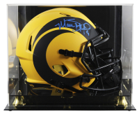 Matthew Stafford Signed Rams Full-Size Rave Alternate Speed Helmet with Display Case (Fanatics) at PristineAuction.com
