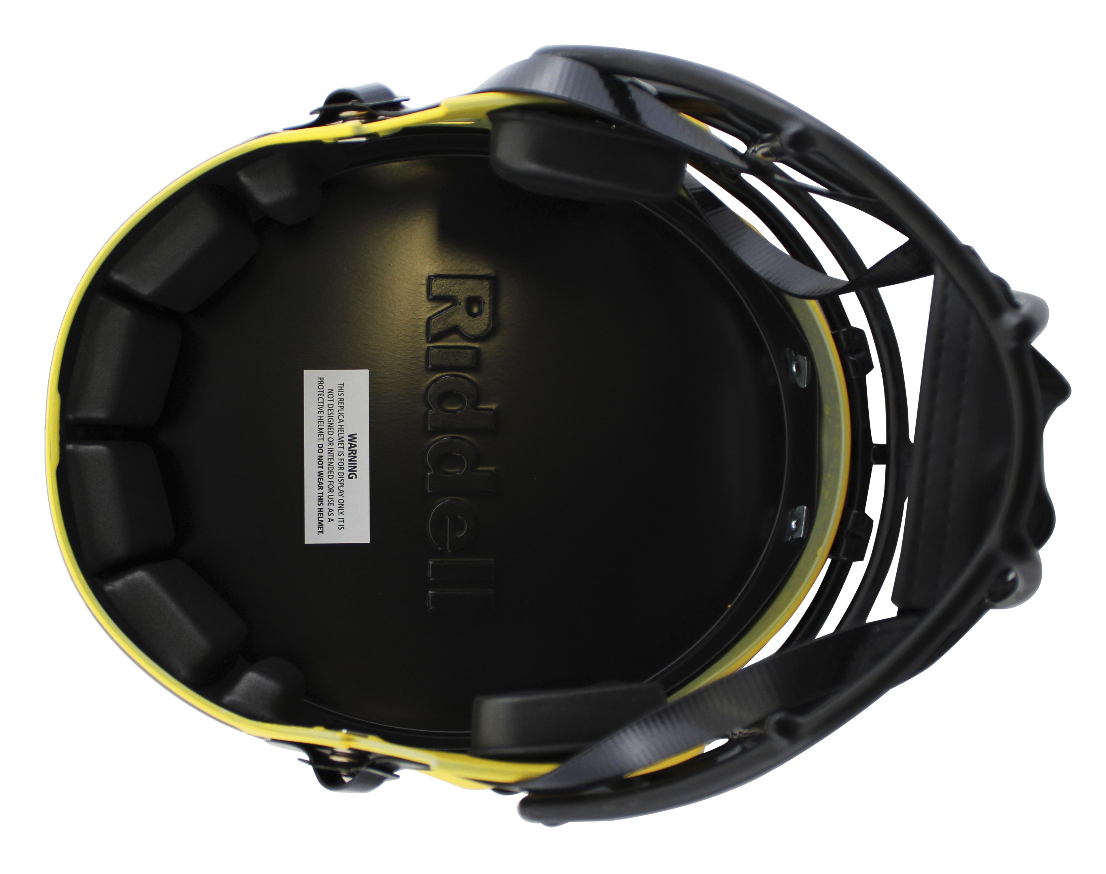 Puka Nacua Signed Rams Full-Size Rave Alternate Speed Helmet with Display Case (Fanatics) at PristineAuction.com Puka Nacua Signed Rams Full-Size Rave Alternate Speed Helmet with Display Case (Fanatics) at PristineAuction.com