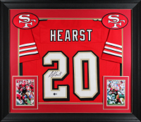 Garrison Hearst Signed Custom Framed Jersey (Beckett) at PristineAuction.com
