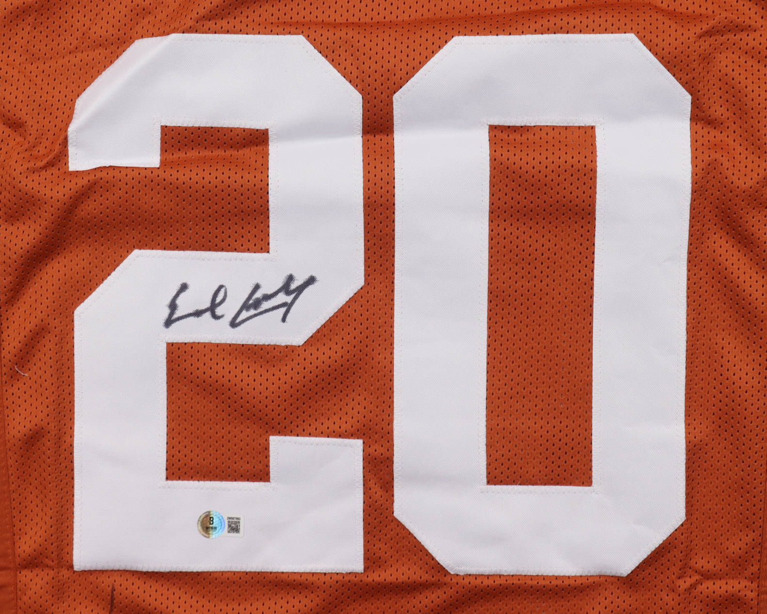 Earl Campbell Signed Jersey (Beckett) at PristineAuction.com Earl Campbell Signed Jersey (Beckett) at PristineAuction.com