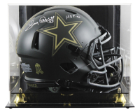 Tony Dorsett Signed Cowboys Full-Size Authentic On-Field Salute to Service Alternate Speed Helmet Inscribed "HOF 94" with Display Case (Beckett) at PristineAuction.com