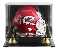 Emmitt Thomas Signed Chiefs Speed Mini Helmet Inscribed "HOF 2008" with Display Case (Beckett) at PristineAuction.com