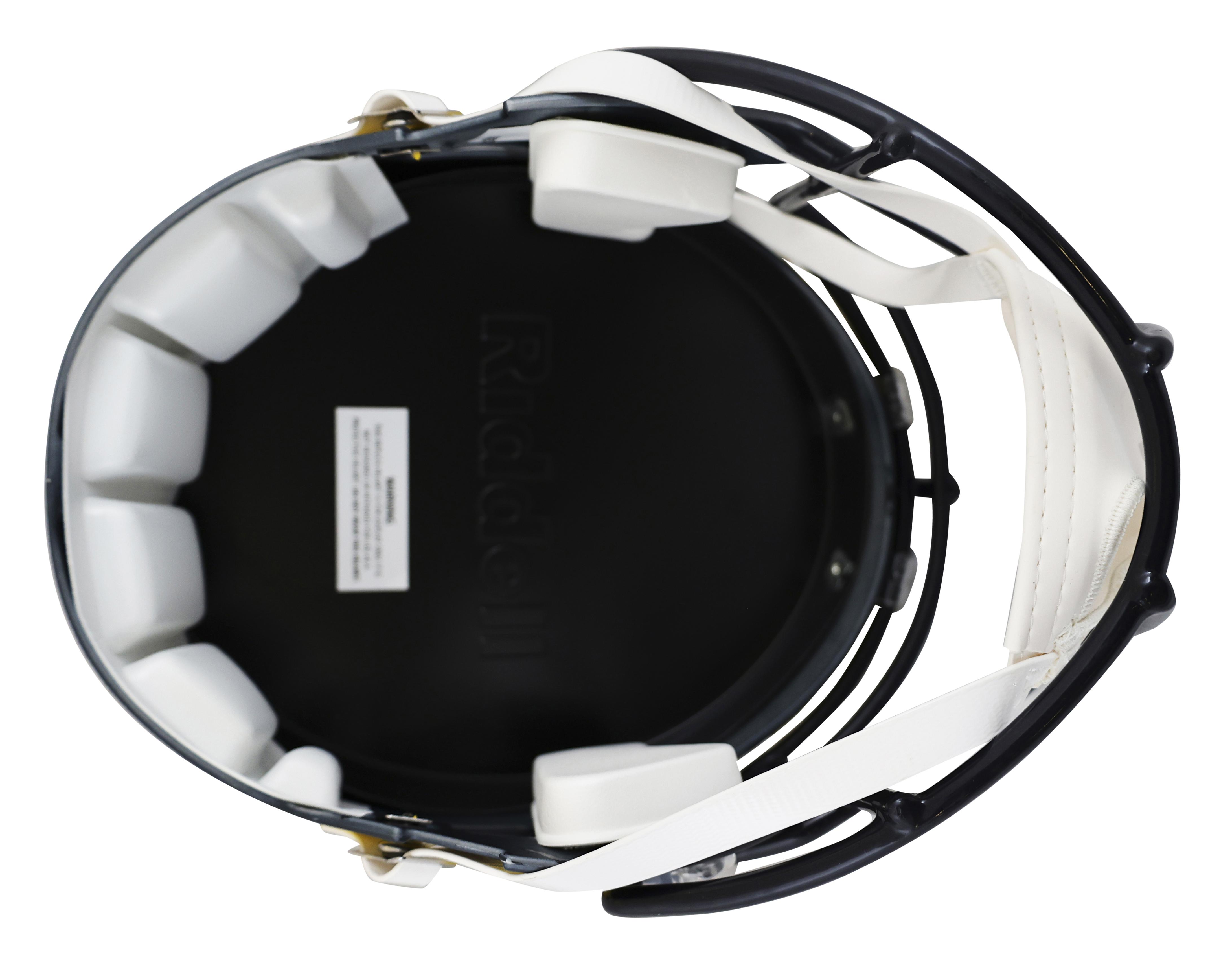 Eric Dickerson Signed Rams Full-Size Rivalries Alternate Speed Helmet Inscribed "HOF 99" with Display Case (Beckett) at PristineAuction.com Eric Dickerson Signed Rams Full-Size Rivalries Alternate Speed Helmet Inscribed "HOF 99" with Display Case (Beckett) at PristineAuction.com