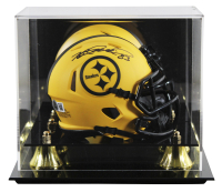 Heath Miller Signed Steelers Rave Alternate Speed Mini Helmet with Display Case (Beckett) at PristineAuction.com