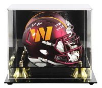 Timmy Smith Signed Commanders Speed Mini Helmet Inscribed "Record 204 Yards SB XXII" with Display Case (Beckett) at PristineAuction.com