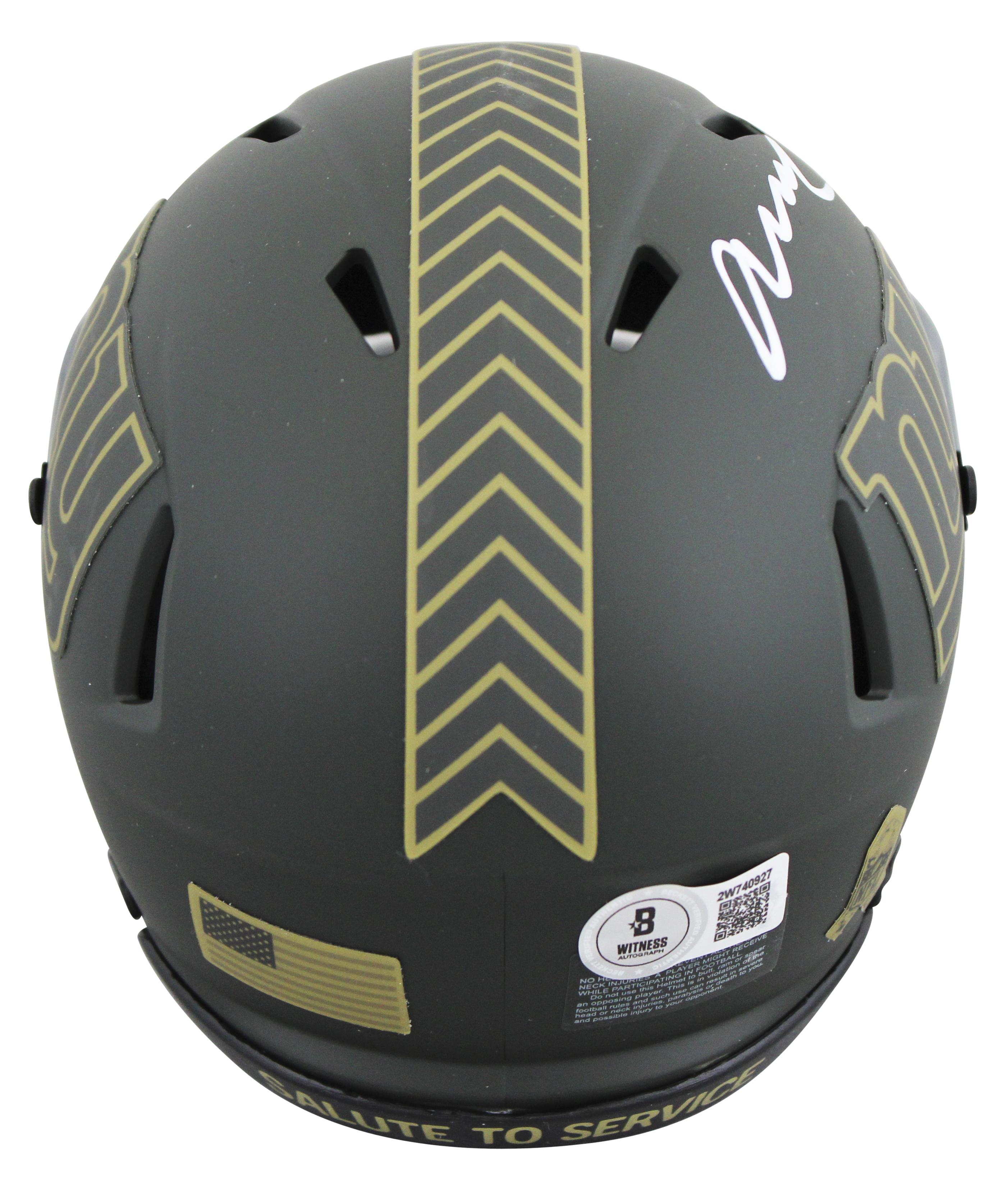 Abdul Carter Signed Giants Salute to Service Alternate Speed Mini Helmet with Display Case (Beckett) at PristineAuction.com Abdul Carter Signed Giants Salute to Service Alternate Speed Mini Helmet with Display Case (Beckett) at PristineAuction.com