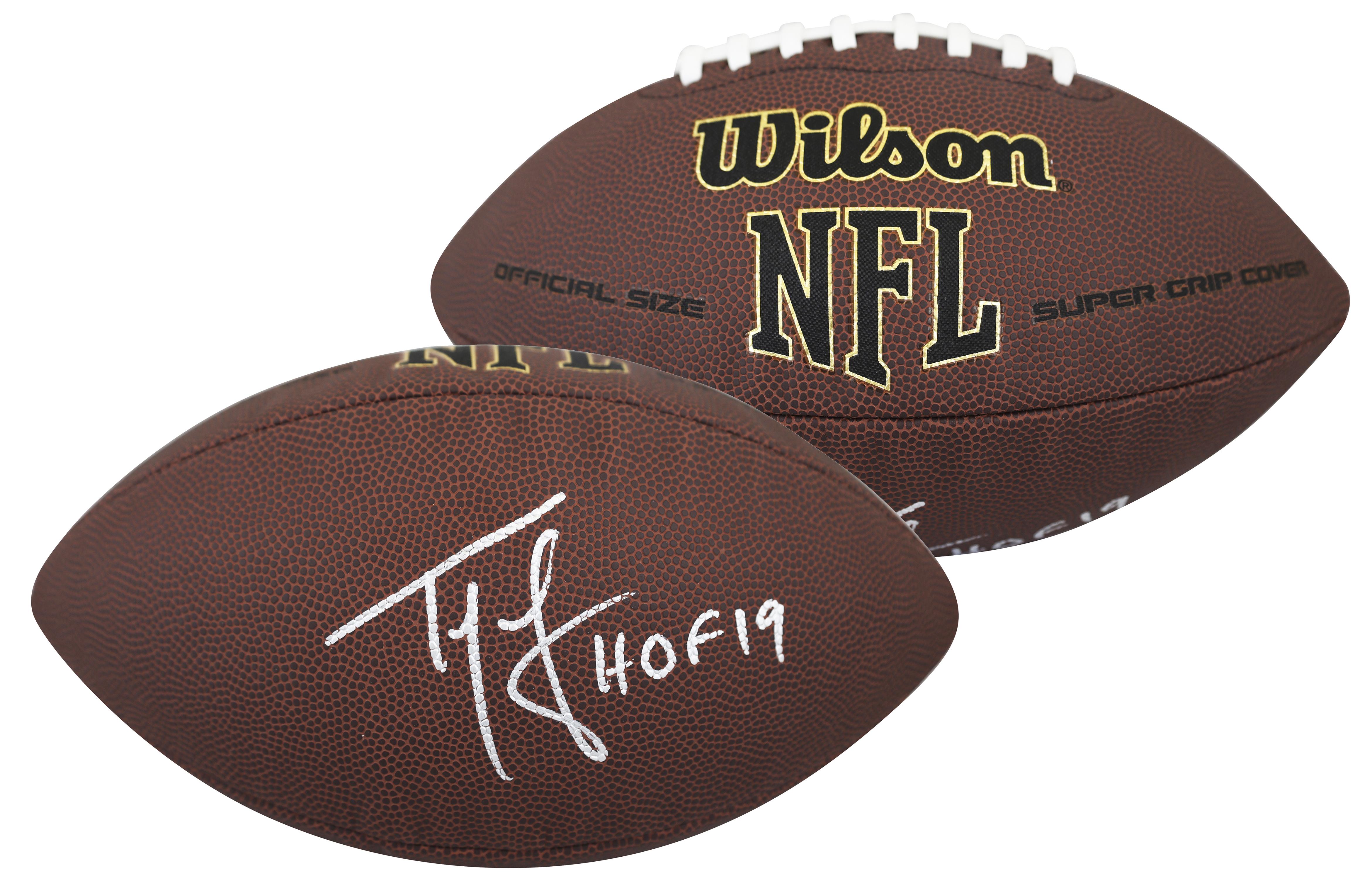 Ty Law Signed NFL Football Inscribed "HOF 2019" with Display Case (Beckett) at PristineAuction.com Ty Law Signed NFL Football Inscribed "HOF 2019" with Display Case (Beckett) at PristineAuction.com