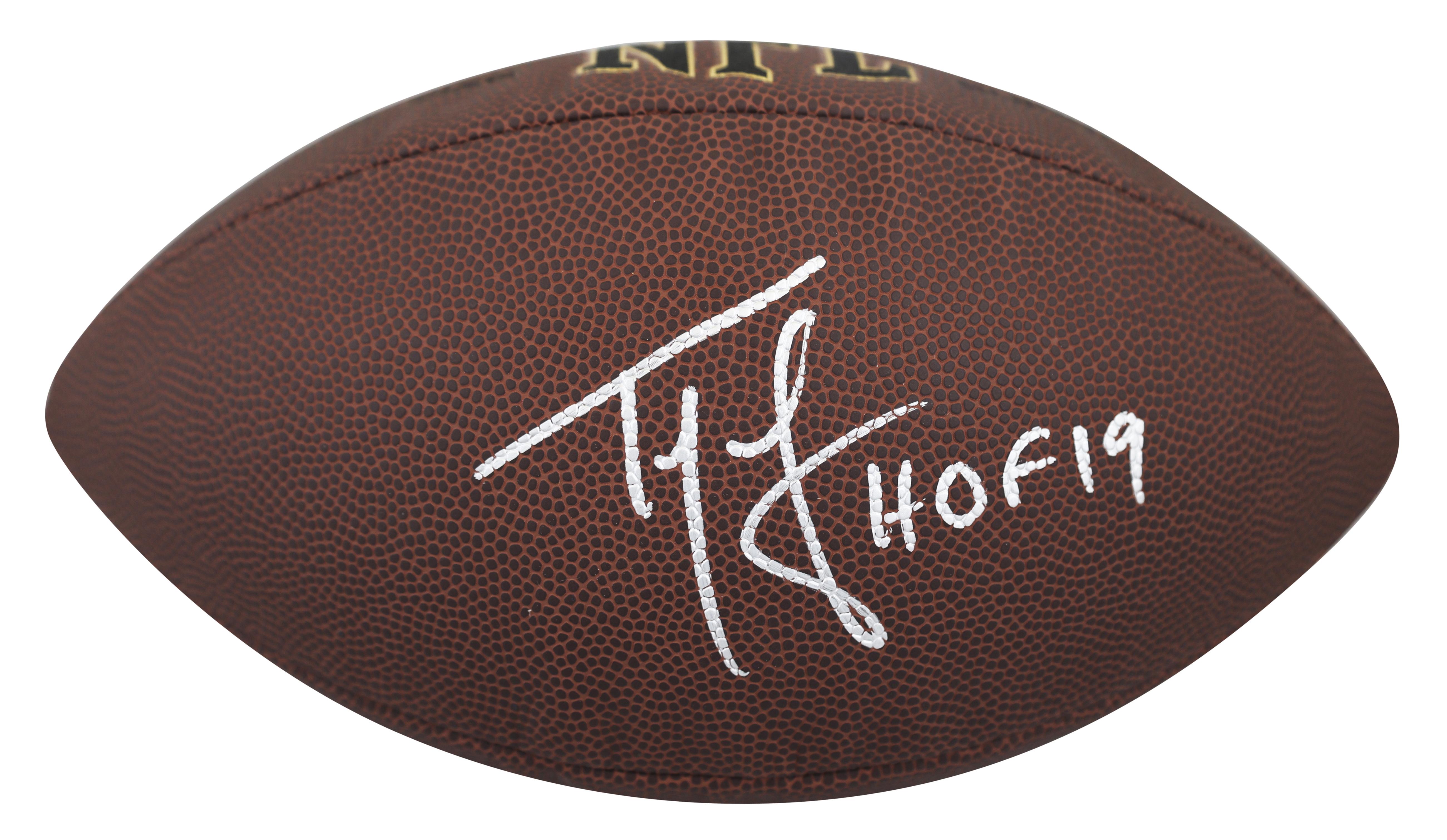 Ty Law Signed NFL Football Inscribed "HOF 2019" with Display Case (Beckett) at PristineAuction.com Ty Law Signed NFL Football Inscribed "HOF 2019" with Display Case (Beckett) at PristineAuction.com