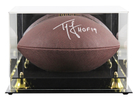 Ty Law Signed NFL Football Inscribed "HOF 2019" with Display Case (Beckett) at PristineAuction.com