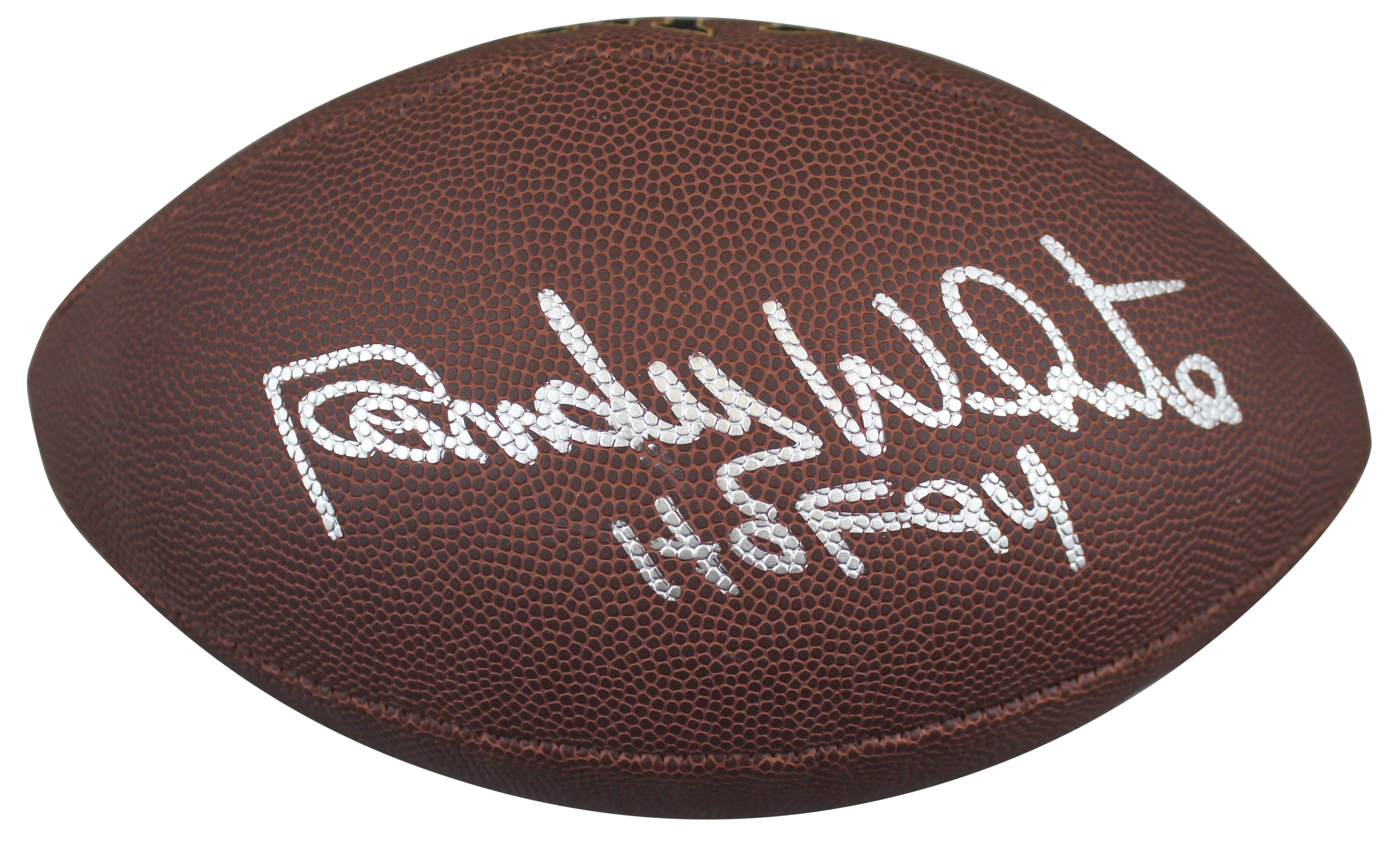 Randy White Signed NFL Football Inscribed "HOF 94" with Display Case (Beckett) at PristineAuction.com Randy White Signed NFL Football Inscribed "HOF 94" with Display Case (Beckett) at PristineAuction.com