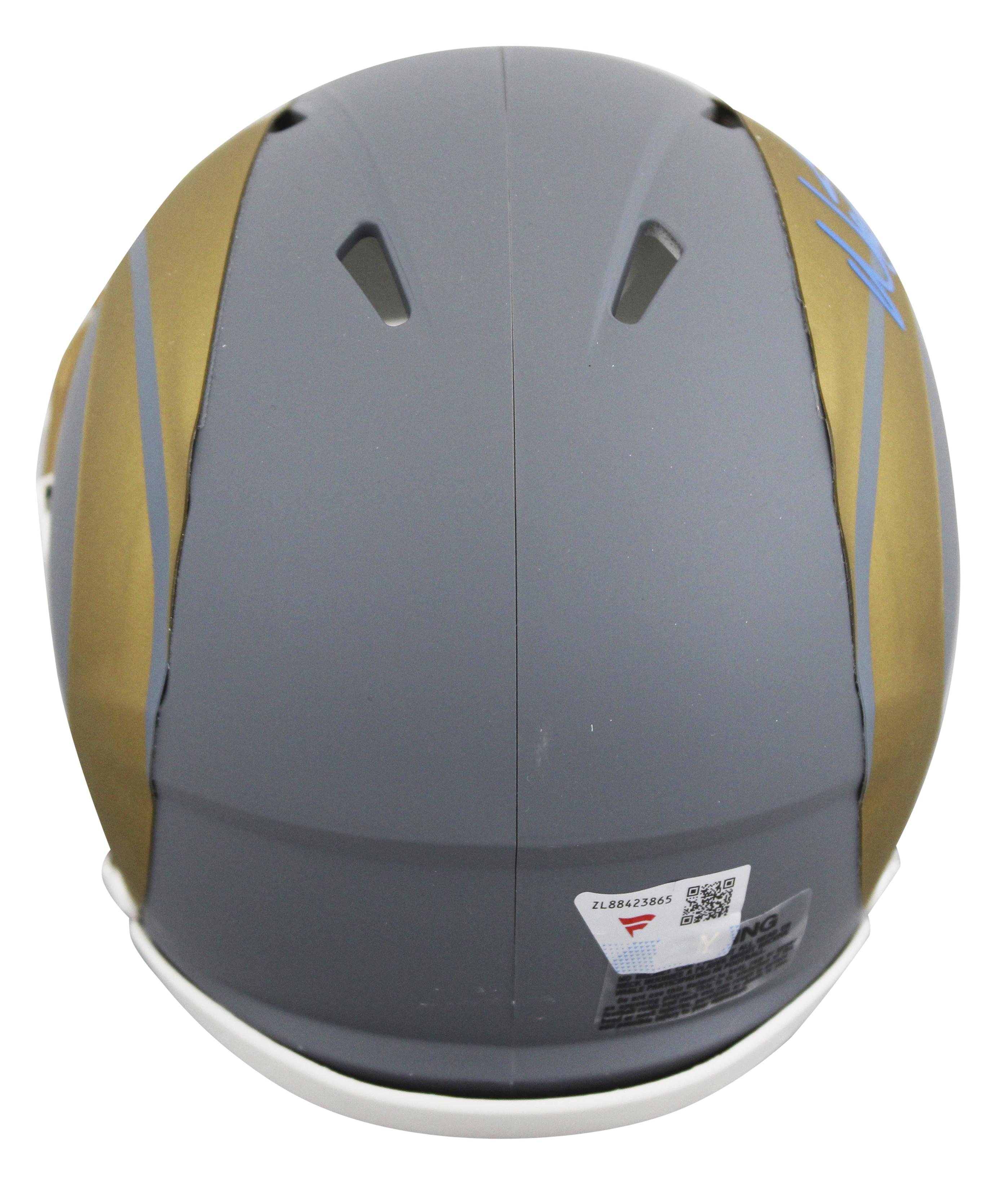 Matthew Stafford Signed Rams Slate Alternate Speed Mini Helmet with Display Case (Fanatics) at PristineAuction.com Matthew Stafford Signed Rams Slate Alternate Speed Mini Helmet with Display Case (Fanatics) at PristineAuction.com