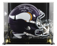 Carl Eller Signed Vikings Full-Size Throwback Alternate Speed Helmet Inscribed "HOF 2004" with Display Case (Beckett) at PristineAuction.com