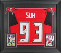 Ndamukong Suh Signed Custom Framed Jersey (Beckett) at PristineAuction.com
