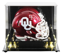 Brian Bosworth Signed Oklahoma Sooners Speed Mini Helmet with Display Case (Beckett) at PristineAuction.com