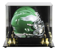 Randall Cunningham Signed Eagles Throwback Alternate Speed Mini Helmet with Display Case (Beckett) at PristineAuction.com