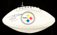 Russell Wilson Signed Steelers Logo Football (Fanatics) at PristineAuction.com