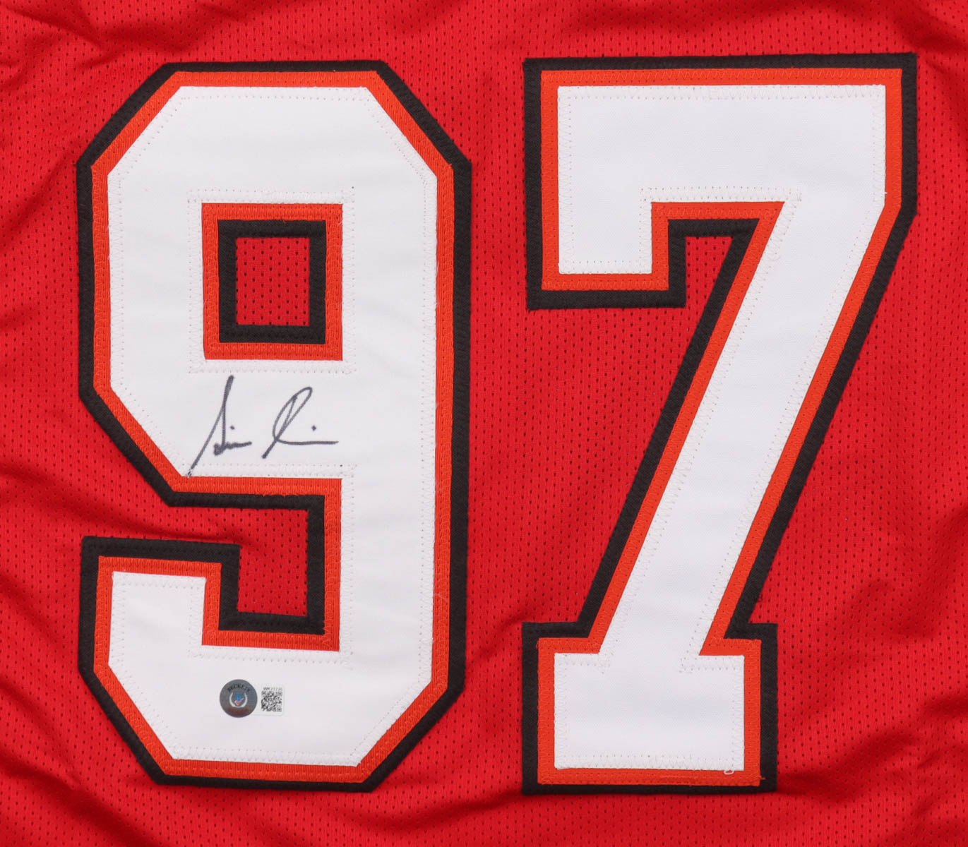 Simeon Rice Signed Jersey (Beckett) at PristineAuction.com Simeon Rice Signed Jersey (Beckett) at PristineAuction.com