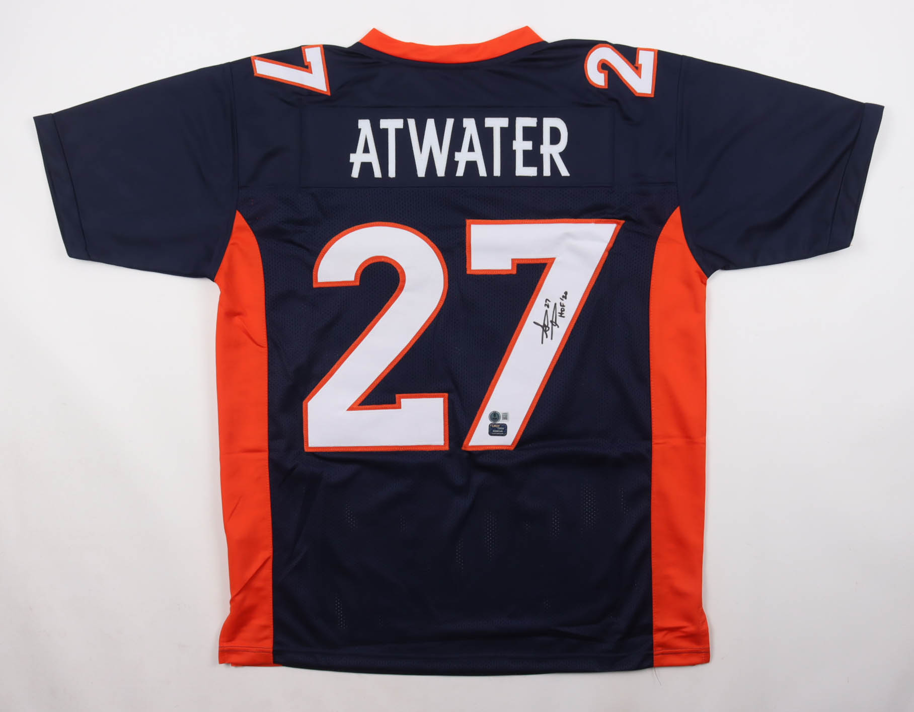 Steve Atwater Signed Jersey Inscribed "HOF 20" (Beckett & Prova) at PristineAuction.com Steve Atwater Signed Jersey Inscribed "HOF 20" (Beckett & Prova) at PristineAuction.com