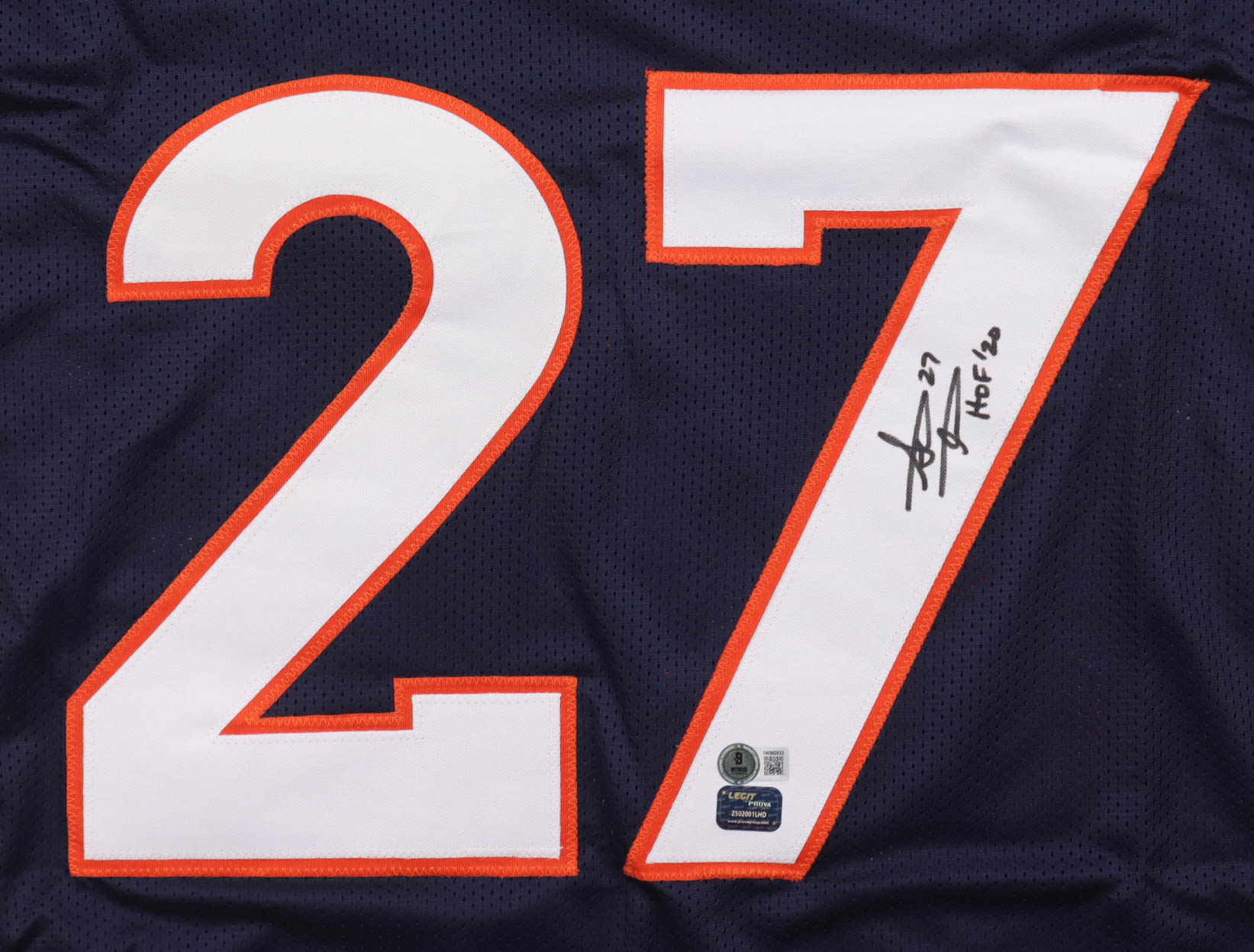 Steve Atwater Signed Jersey Inscribed "HOF 20" (Beckett & Prova) at PristineAuction.com Steve Atwater Signed Jersey Inscribed "HOF 20" (Beckett & Prova) at PristineAuction.com