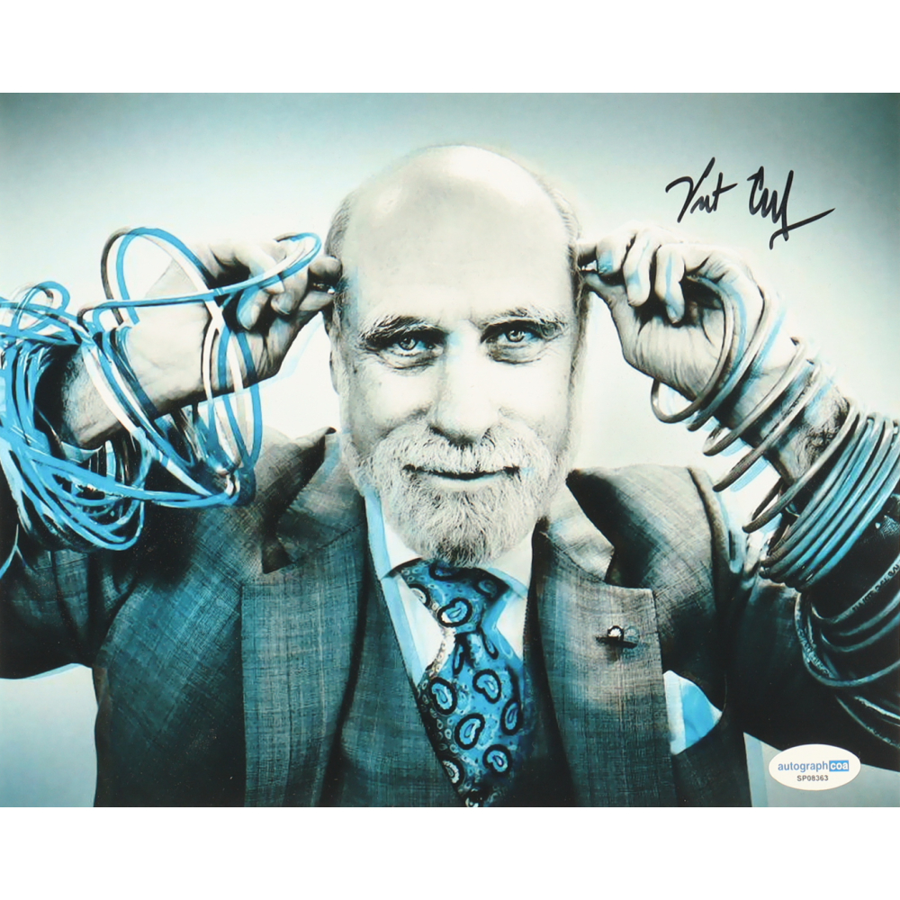 Vint Cerf Signed 8x10 Photo (ACOA) at PristineAuction.com