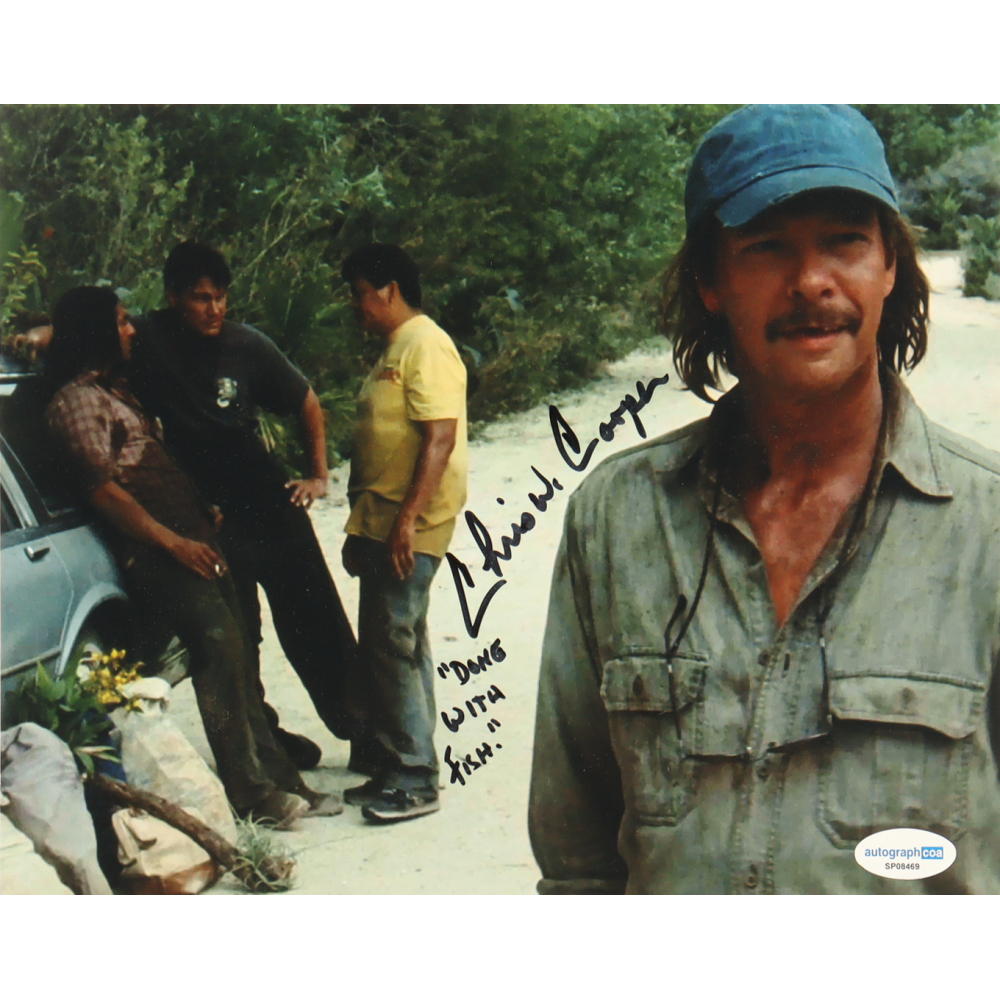 Chris Cooper Signed "Adaptation" 8x10 Photo Inscribed "Done With Fish" (ACOA) at PristineAuction.com