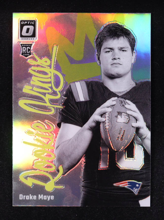 Drake Maye 2024 Donruss Optic Rookie Kings #3 RC at PristineAuction.com Drake Maye 2024 Donruss Optic Rookie Kings #3 RC at PristineAuction.com