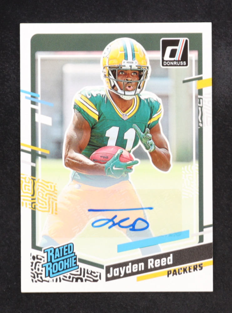 Jayden Reed 2023 Donruss Rated Rookies Autographs #334 RC