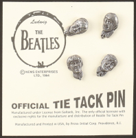 1964 Vintage "The Beatles" Tie Pin Set of (4) Pins at PristineAuction.com