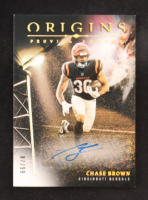Chase Brown 2024 Panini Origins Proving Ground Signatures #9 #87/99 at PristineAuction.com