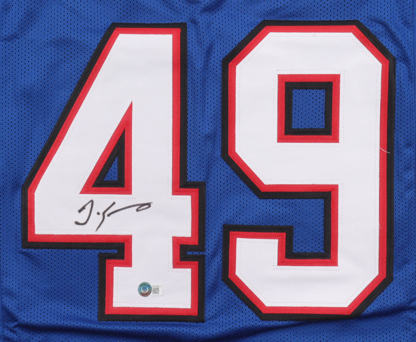 Tremaine Edmunds Signed Jersey (Beckett) at PristineAuction.com Tremaine Edmunds Signed Jersey (Beckett) at PristineAuction.com