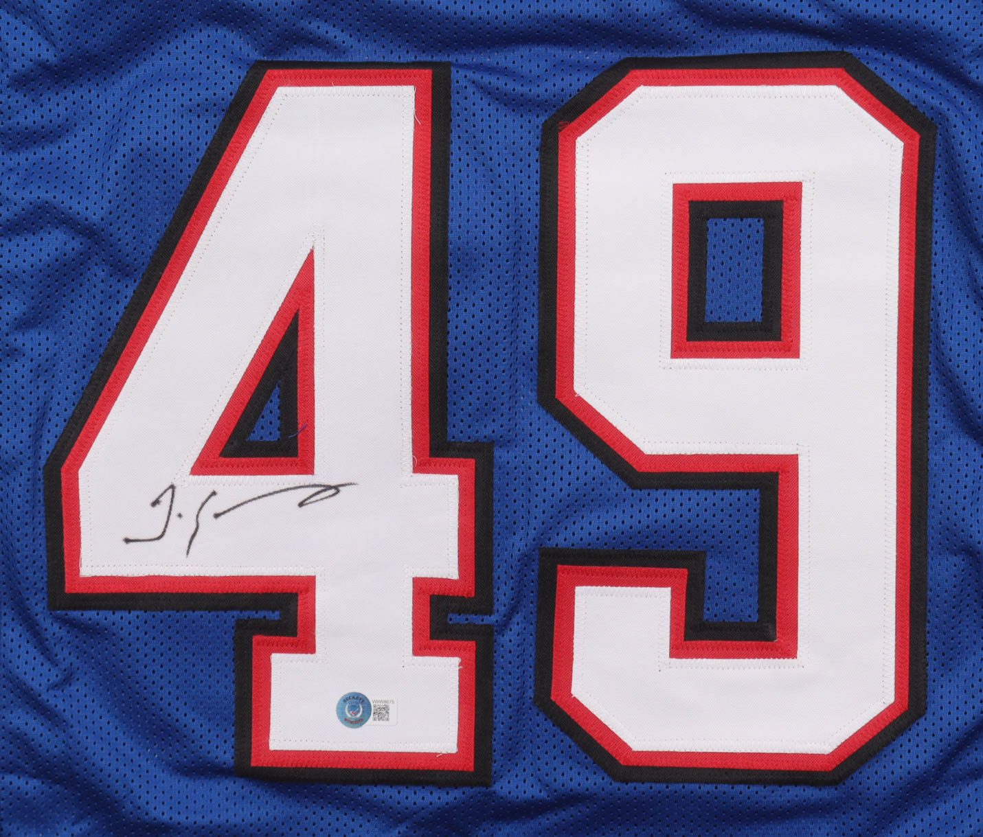 Tremaine Edmunds Signed Jersey (Beckett) at PristineAuction.com Tremaine Edmunds Signed Jersey (Beckett) at PristineAuction.com