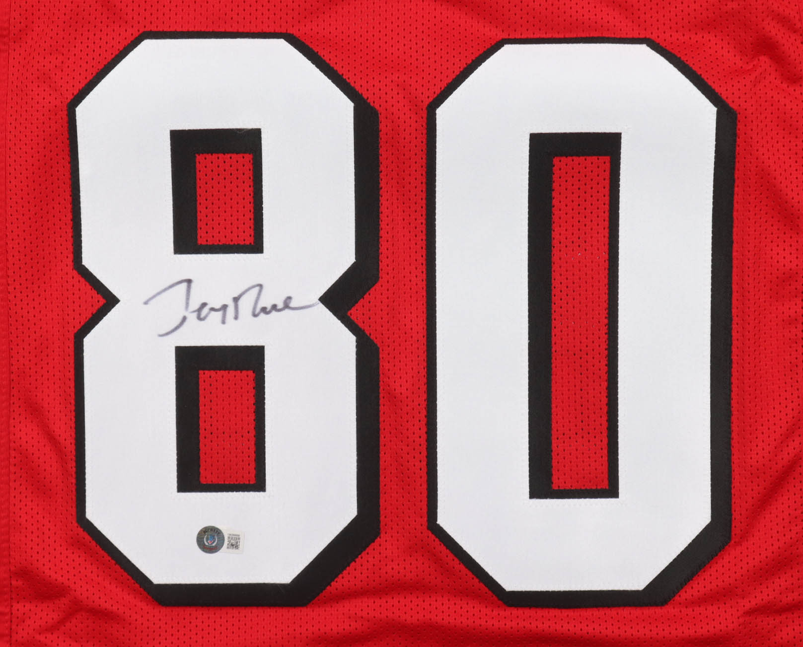 Jerry Rice Signed Jersey (Beckett) at PristineAuction.com Jerry Rice Signed Jersey (Beckett) at PristineAuction.com