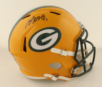 Davante Adams Signed Packers Full-Size Speed Helmet (Beckett) at PristineAuction.com
