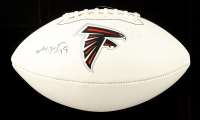Tetairoa McMillan Signed Falons Logo Football (Fanatics) at PristineAuction.com