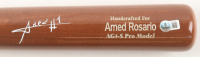 Amed Rosario Signed Marucci Player Model Bat (Beckett) at PristineAuction.com