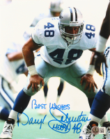 Daryl "Moose" Johnston Signed Cowboys 8x10 Photo Inscribed "Best Wishes" (Beckett) at PristineAuction.com