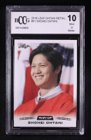 Shohei Ohtani 2018 Leaf Ohtani Retail #01 RC (BCCG 10) at PristineAuction.com