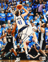 Dirk Nowitzki Signed Mavericks 8x10 Photo (Beckett) at PristineAuction.com