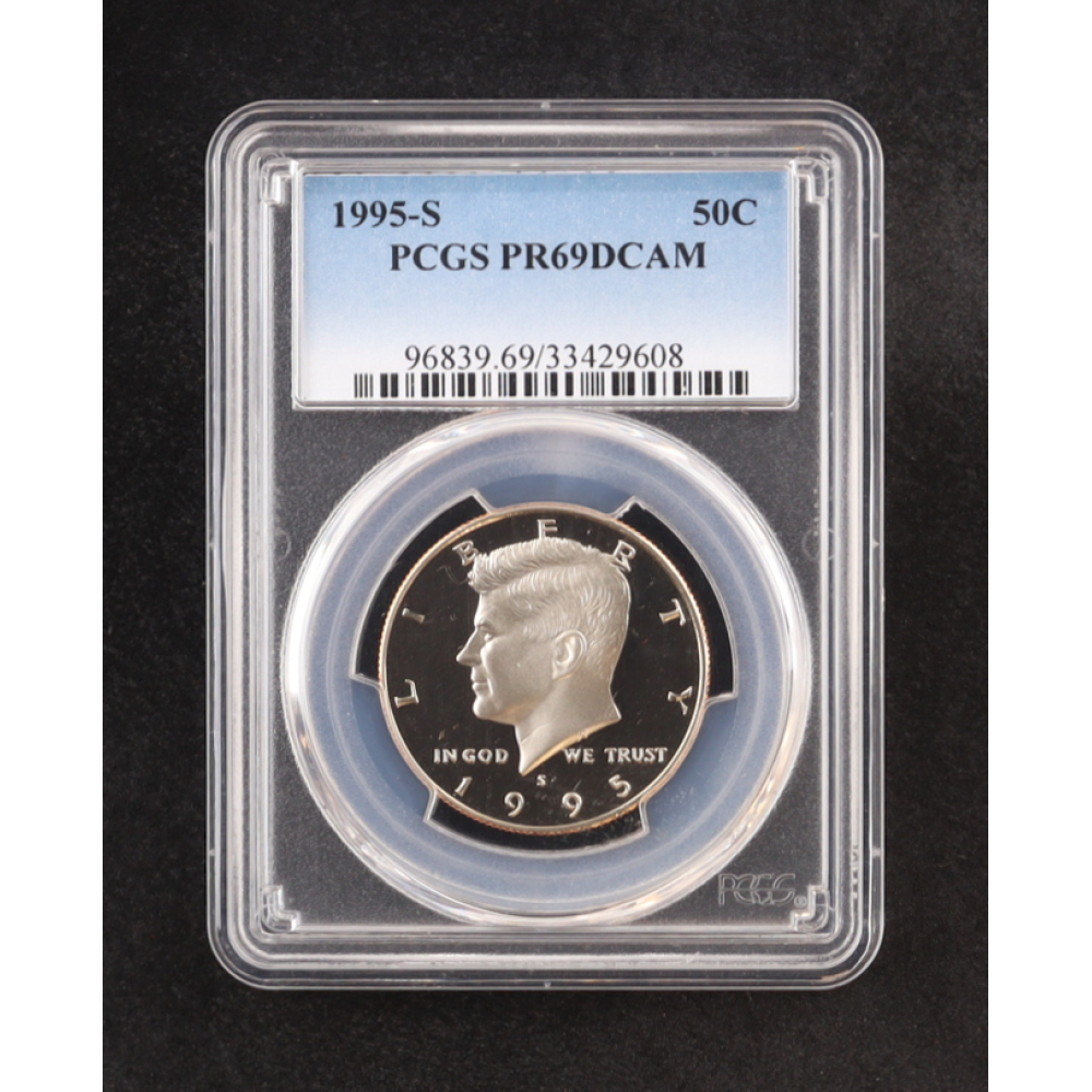 1995-S Kennedy Half Dollar - Deep Cameo Proof (PCGS PR69DCAM) at PristineAuction.com