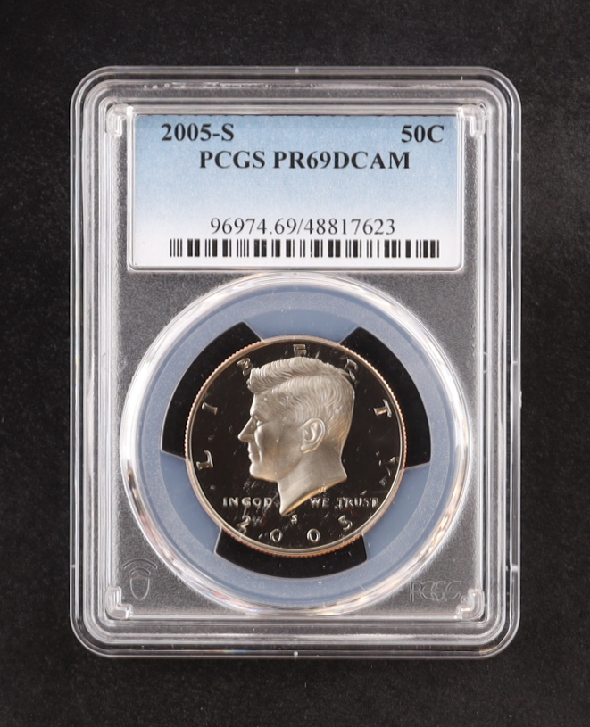 2005-S Kennedy Half Dollar - Deep Cameo Proof (PCGS PR69DCAM) at PristineAuction.com 2005-S Kennedy Half Dollar - Deep Cameo Proof (PCGS PR69DCAM) at PristineAuction.com
