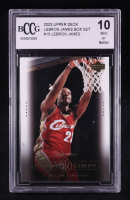 LeBron James 2003 Upper Deck LeBron James Box Set #15 Stay Tuned RC (BCCG 10) at PristineAuction.com