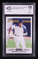 Shohei Ohtani 2018 Leaf Ohtani Retail #04 RC (BCCG 10) at PristineAuction.com