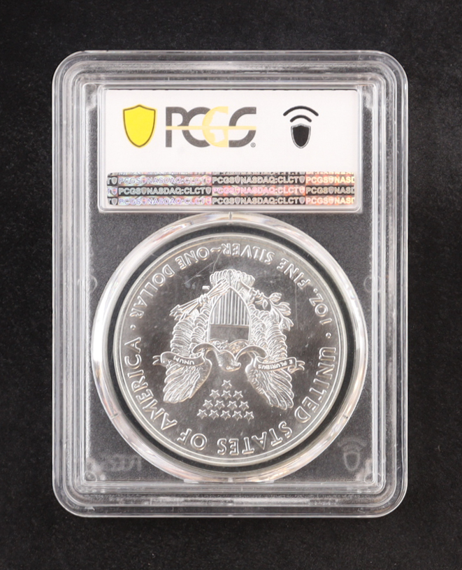 2016-(S) American $1 Dollar Silver Eagle, 30th Anniversary - Struck at San Francisco (PCGS MS69) at PristineAuction.com 2016-(S) American $1 Dollar Silver Eagle, 30th Anniversary - Struck at San Francisco (PCGS MS69) at PristineAuction.com