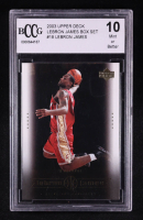 LeBron James 2003 Upper Deck LeBron James Box Set #18 A Natural RC (BCCG 10) at PristineAuction.com