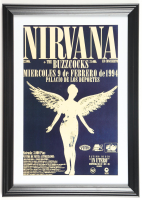 1994 Nirvana Custom Framed Concert Poster at PristineAuction.com